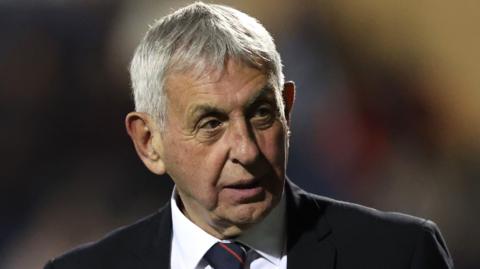 Ian McGeechan during Doncaster Knights' match against Sale Sharks in November 2024