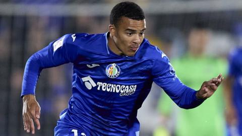 Mason Greenwood in action for Getafe