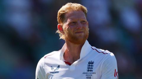 England captain Ben Stokes grimaces as he walks off injured on day four of the fifth Ashes Test