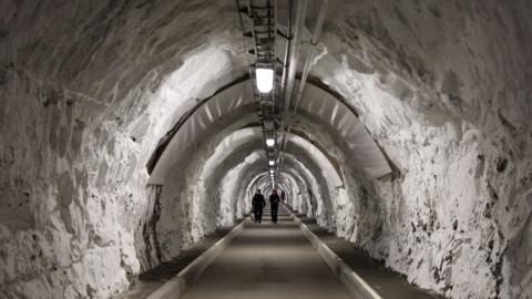 Tunnel leading to secret military headquarters in Norwegian mountain