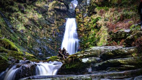 Pistyll Rhaeadr Waterfall
