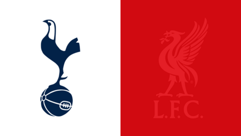 Tottenham Hotspur and Liverpool club badges