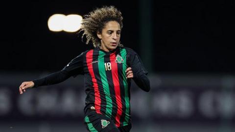 Sanaa Mssoudy in action for AS FAR