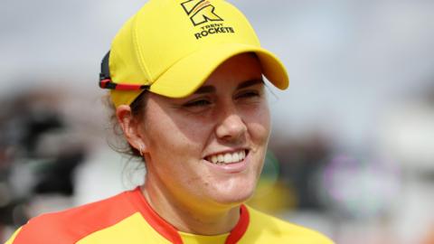 Nat Sciver-Brunt of Trent Rockets