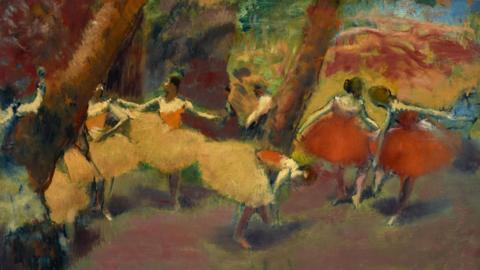 Before The Performance, Edgar Degas