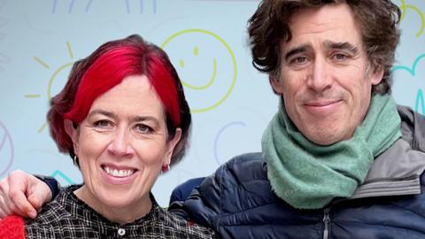 Anita and Stephen Mangan