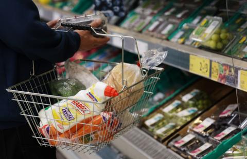 Basket of shopping