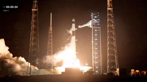 Falcon 9 rocket launch