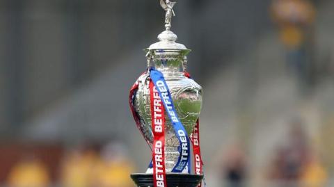 The Betfred Challenge Cup trophy