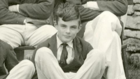 Alan Turing photo as a boy.