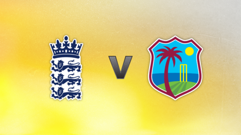 England v West Indies badge graphic