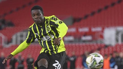 Mipo Odubeko in action for Fleetwood Town