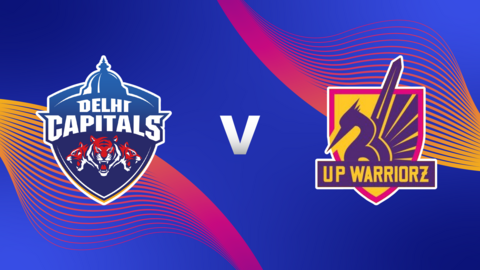 Delhi Capitals v UP Warriorz badge graphic