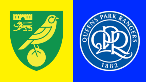 Norwich City and Queens Park Rangers football club crests (Photo: BBC)