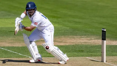 England opener Ben Duckett plays a shot