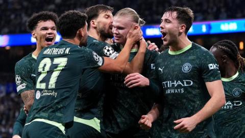 Man City celebrate