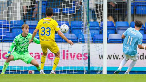 East Fife's Jack Healy scores