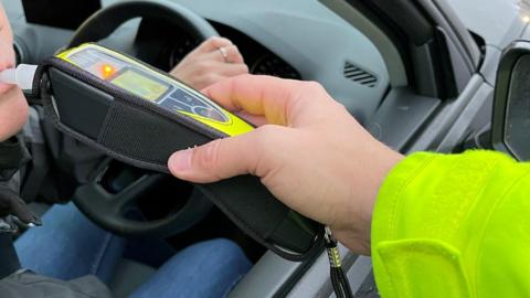 Breathalyser machine