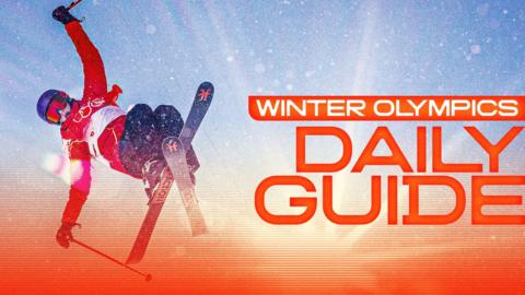 Winter Olympics daily guide graphic