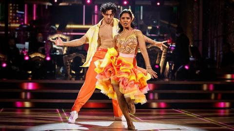 Balvinder Sopal and Julian Caillon make their Salsa sizzle on Week 12 of Strictly Come Dancing 2025.