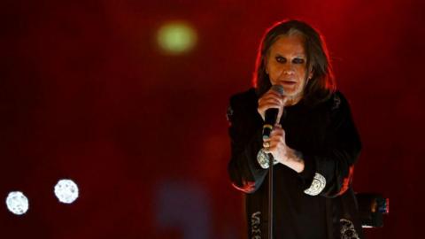 Ozzy Osbourne at the Birmingham 2022 Commonwealth Games 