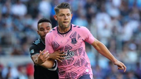 Everton defender James Tarkowski
