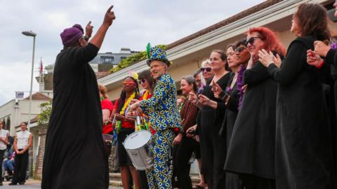 Performers at Worthing Festival 