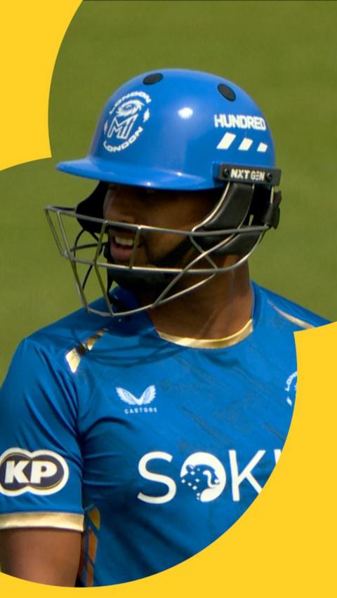 Nicholas Pooran after getting out