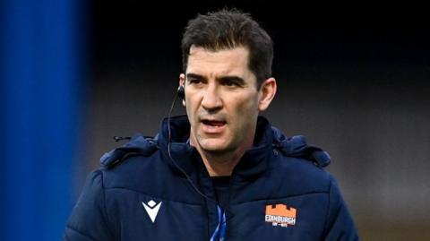 Gareth Baber during his time with Edinburgh