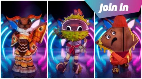 moth, conkers and toastie on the masked singer
