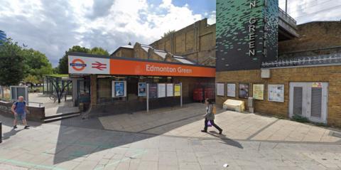 Street entrance to Edmonton Green station