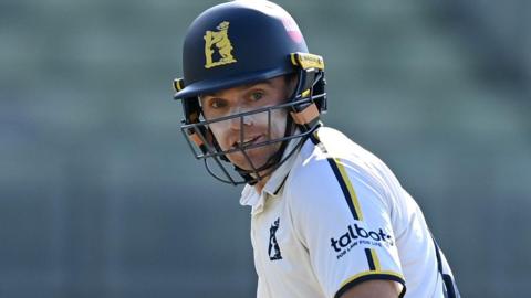 Tom Latham batting