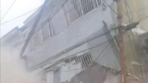Building collapse in El Junquito