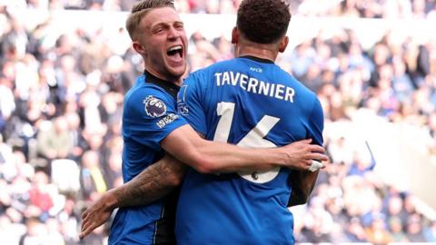 Bournemouth celebrate their winner