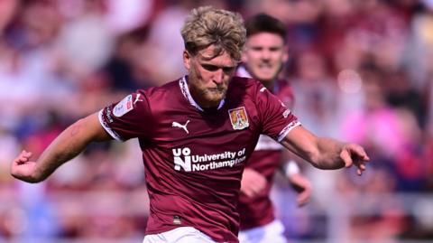 Cameron McGeehan playing for Northampton