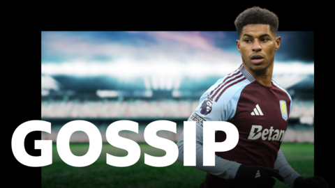 Marcus Rashford and the gossip logo