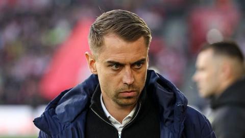 A serious looking Southampton boss Tonda Eckert
