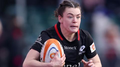Alysha Corrigan playing for Saracens