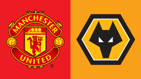 Man Utd and Wolves badges