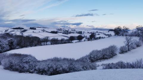 Fields in Pentrefoelas, Conwy 