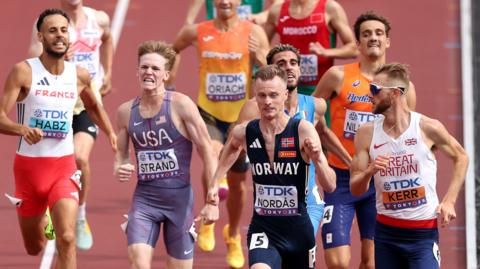 Josh Kerr (right) qualifies