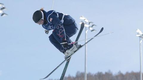 Zoe Atkin in action at the Milan-Cortina Winter Olympics