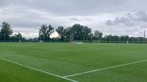 A general view of Portsmouth's training facilities in Slovakia
