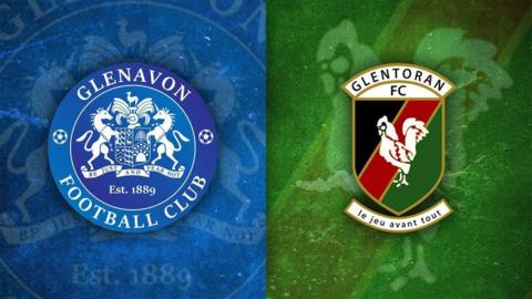 Glenavon v Glentoran badges