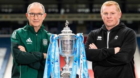 Martin O'Neill and Neil Lennon