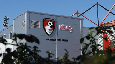 General view from outside the Vitality Stadium in March 2025