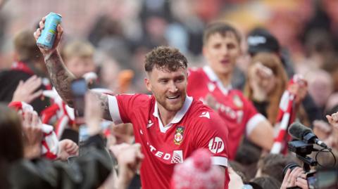 Wrexham celebrate promotion