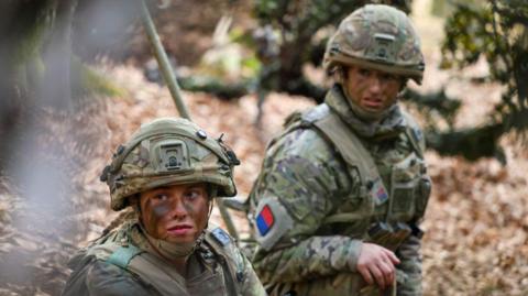 British soldiers on exercises in Germany, 12 March 2025