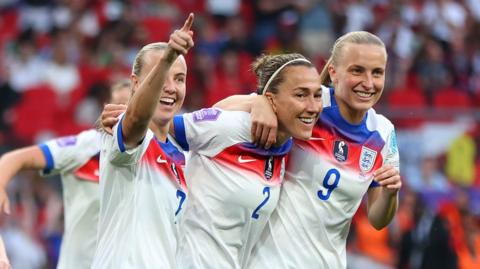 England celebrate