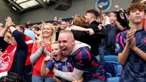 Supporters celebrate